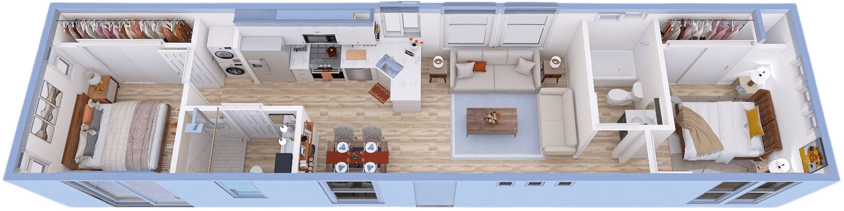 2025 2 Bedroom floorplan
