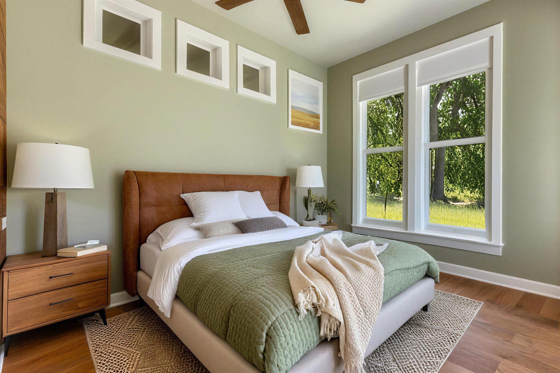 2nd Bedroom in Soft Green