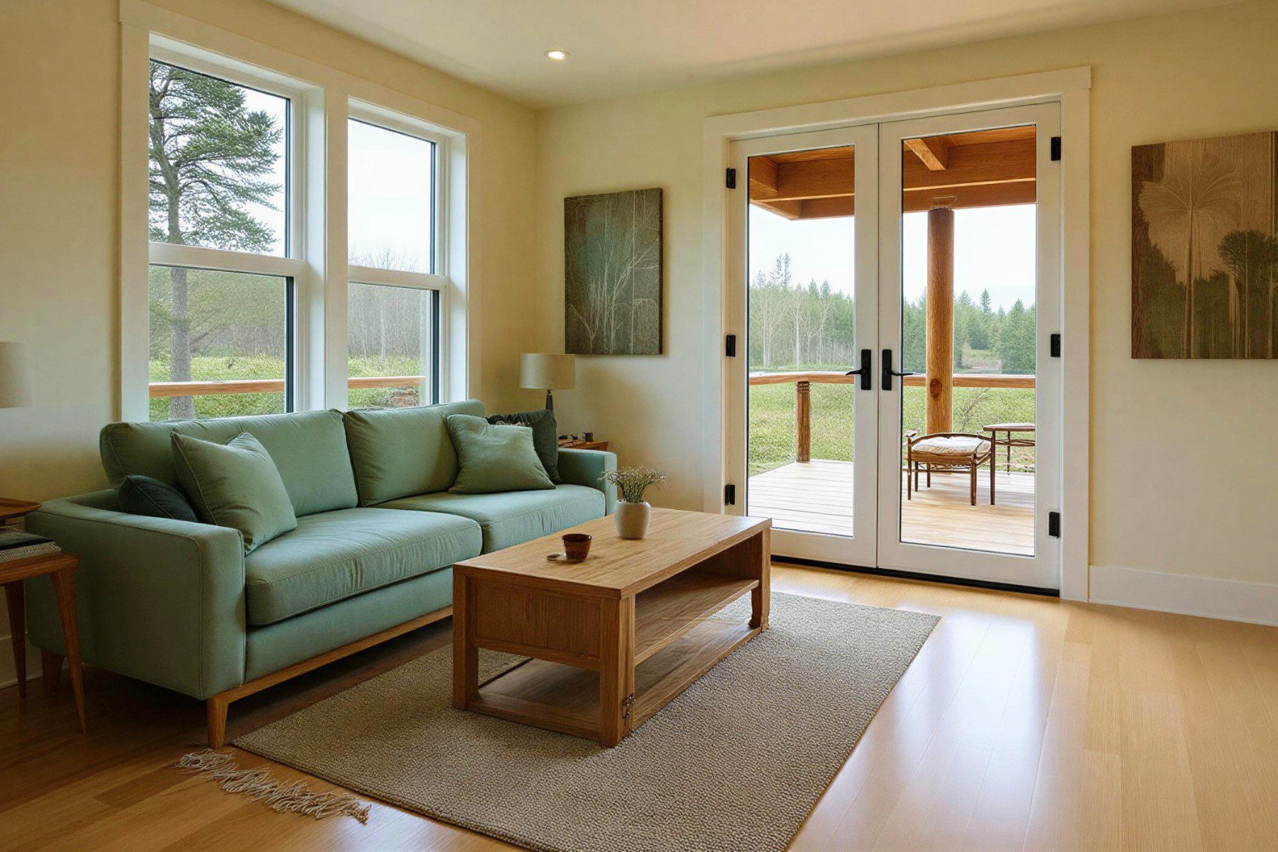 Living Room Cool Day